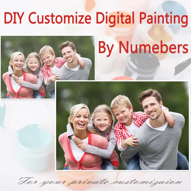 DIY Customize Digital Painting Wedding Decoration Private Custom Of Family Pet Kid Photo Framed Or Frameless Painting By Number
DIY Customize Digital Painting Wedding Decoration Private Custom Of Family Pet Kid Photo Framed Or Frameless Painting By Number