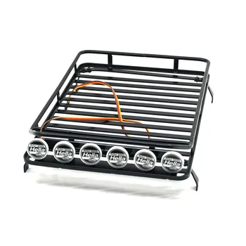 1PC Metal Roof Rack Luggage Carrier & LED Light for RC Axial SCX10 Jeep 90046 D90 Black
1PC Metal Roof Rack Luggage Carrier & LED Light for RC Axial SCX10 Jeep 90046 D90 Black