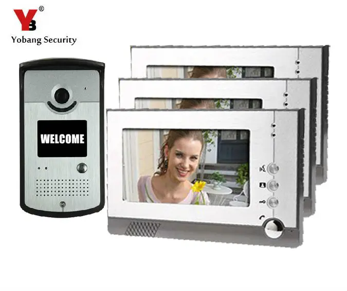 Yobang Security 7inch LCD video door phone door camera Night Vision Doorbell Home Security porteros electricos con camaras
Yobang Security 7inch LCD video door phone door camera Night Vision Doorbell Home Security porteros electricos con camaras