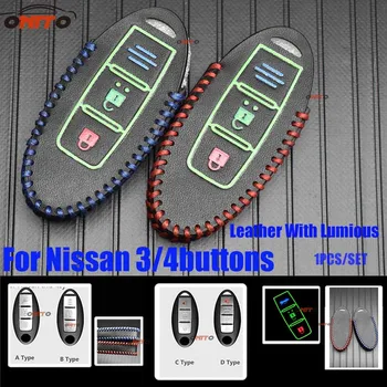 1X Fashion Red/Blue Car Key Case Shell Covers Leather 3/4 Buttons Auto Fob Bag Luminous For Nissan Teana Sylphy Qashqai Livina
1X Fashion Red/Blue Car Key Case Shell Covers Leather 3/4 Buttons Auto Fob Bag Luminous For Nissan Teana Sylphy Qashqai Livina