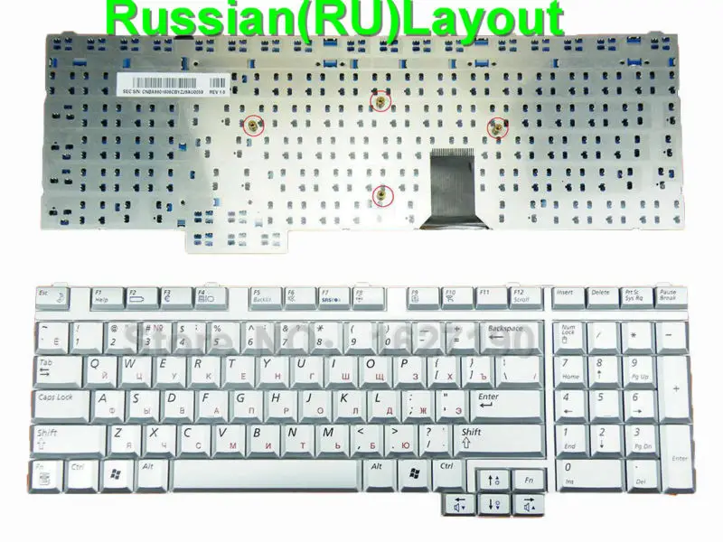 Новая русская клавиатура для SAMSUNG M70 17 "Серебристые RU клавиатуры для ноутбуков PN: CNBA5901606CBYZJ58E0063
Новая русская клавиатура для SAMSUNG M70 17 "Серебристые RU клавиатуры для ноутбуков PN: CNBA5901606CBYZJ58E0063