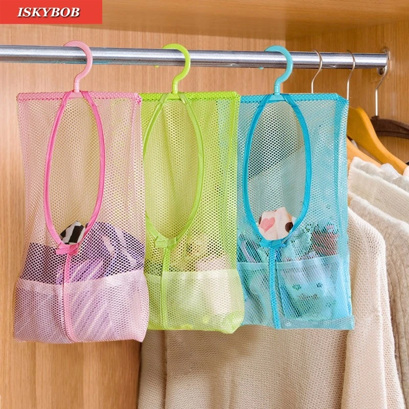 Hanging Mesh Storage Bag Clothes Toy Organizer Laundry Hook Underwear Kitchen Bathroom Indoor Outdoor Dry Practical Pouch
Hanging Mesh Storage Bag Clothes Toy Organizer Laundry Hook Underwear Kitchen Bathroom Indoor Outdoor Dry Practical Pouch