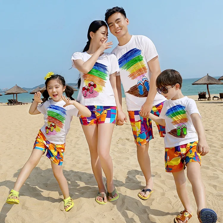 Summer Family Look Mother Daughter Father Son Matching Outfits Mommy Daddy and Me Clothes Mom Mum Mama Daughter Beach Clothing
Summer Family Look Mother Daughter Father Son Matching Outfits Mommy Daddy and Me Clothes Mom Mum Mama Daughter Beach Clothing
