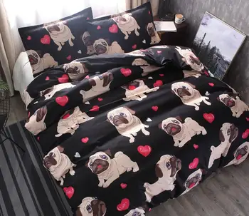 3D Printed Cute Dogs Pets Polyester Duvet Set Duvet Cover Quilt Cover Pillow cases Without Bed Sheet Without Filler Home Textile
3D Printed Cute Dogs Pets Polyester Duvet Set Duvet Cover Quilt Cover Pillow cases Without Bed Sheet Without Filler Home Textile