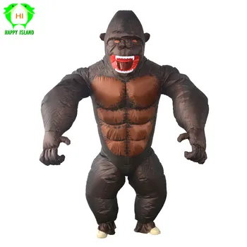 Inflatable orangutan Costume King Kong Cosplay costume Mascot Animal Monkey For Halloween Purim Carnival Fancy Dress Adult Kid
Inflatable orangutan Costume King Kong Cosplay costume Mascot Animal Monkey For Halloween Purim Carnival Fancy Dress Adult Kid