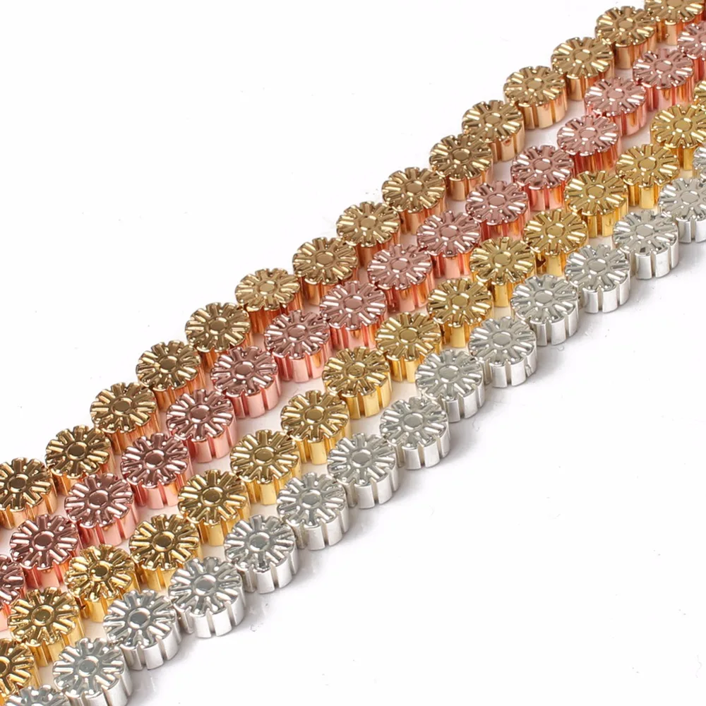 6.5mm Natural Rose Gold Silver Hematite Beads Flower Shape Loose Beads For Jewelry Making DIY Bracelets Necklace Accessories
6.5mm Natural Rose Gold Silver Hematite Beads Flower Shape Loose Beads For Jewelry Making DIY Bracelets Necklace Accessories