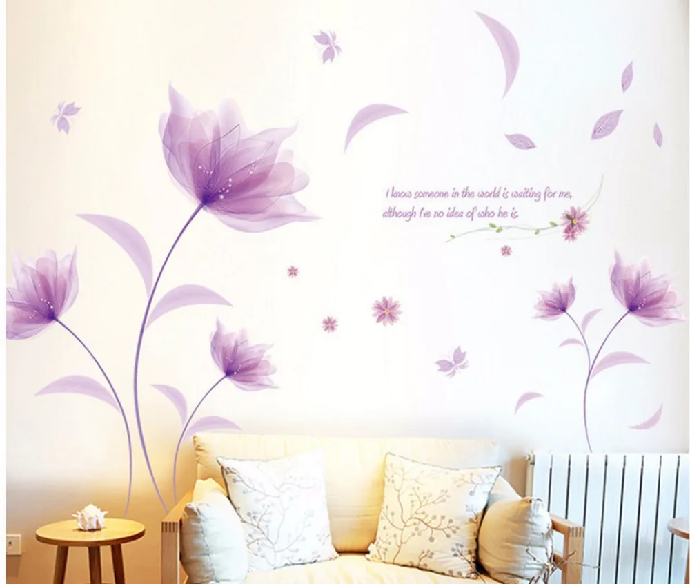 New Romantic Elegant Frosted Pink Lily Flower Petal Removable Wall Sticker Bedroom Living Room Home DIY
New Romantic Elegant Frosted Pink Lily Flower Petal Removable Wall Sticker Bedroom Living Room Home DIY