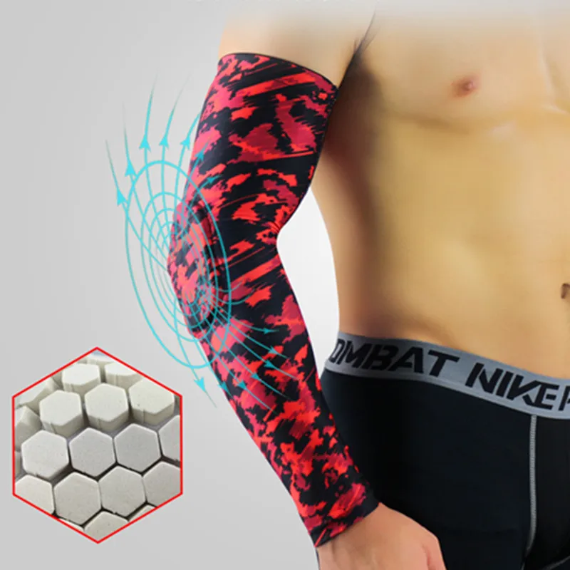 1Pcs Arm Warmers Sport Basketball Sleeves Honeycomb Anti-collision Non-slip Compression Elbow Pads Protector Armband Safety Band
1Pcs Arm Warmers Sport Basketball Sleeves Honeycomb Anti-collision Non-slip Compression Elbow Pads Protector Armband Safety Band