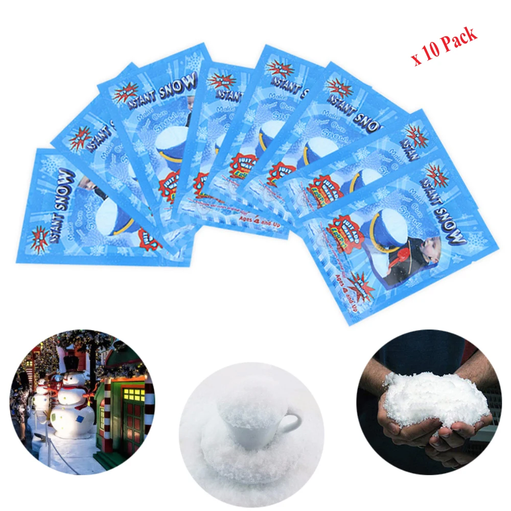 10pcs/lots Artificial SnowFlake Decor Fake Magic Instant Snow Fluffy For Festival Christmas Tree Decoration wedding gift
10pcs/lots Artificial SnowFlake Decor Fake Magic Instant Snow Fluffy For Festival Christmas Tree Decoration wedding gift