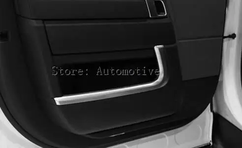 

4pcs For Land rover Range Rover Vogue L405 Car-Styling ABS Chrome Interior Door Decoration Strips Trim Accessories Sticker New