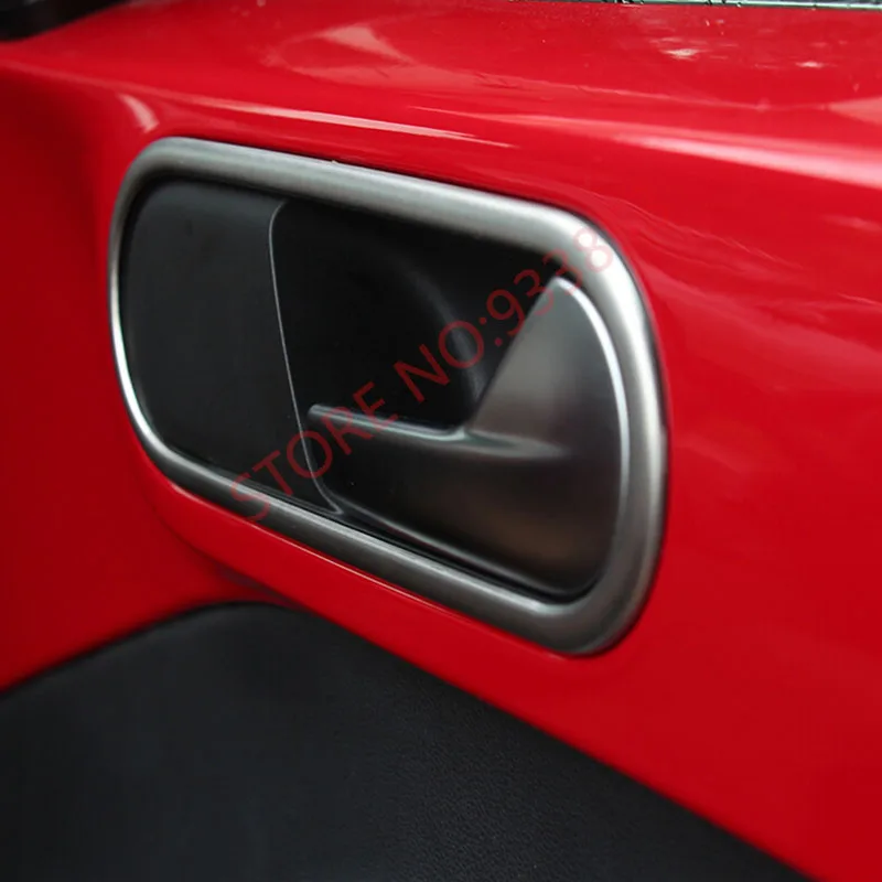 CAR INTERIOR DOOR HANDLE COVER TRIM STICKER DECORATION ACCESSORIES FOR 2013 2014 2015 VW BEETLE | Автомобили и мотоциклы