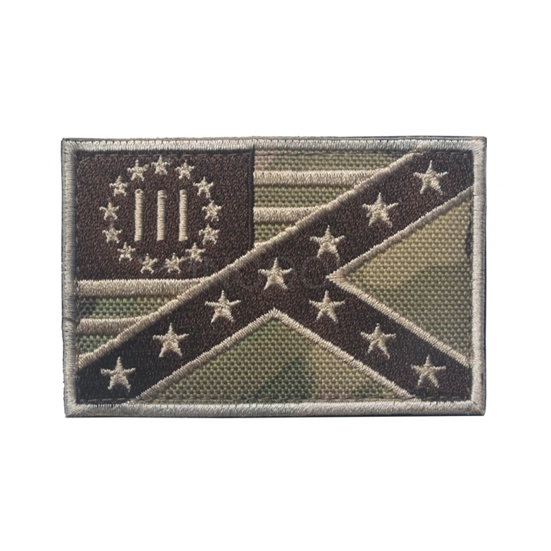 Embroidery Patch Three Percenter US UK Flag Morale Patch Tactical Emblem Badges Embroidered Patches For Jackets Backpack
Embroidery Patch Three Percenter US UK Flag Morale Patch Tactical Emblem Badges Embroidered Patches For Jackets Backpack