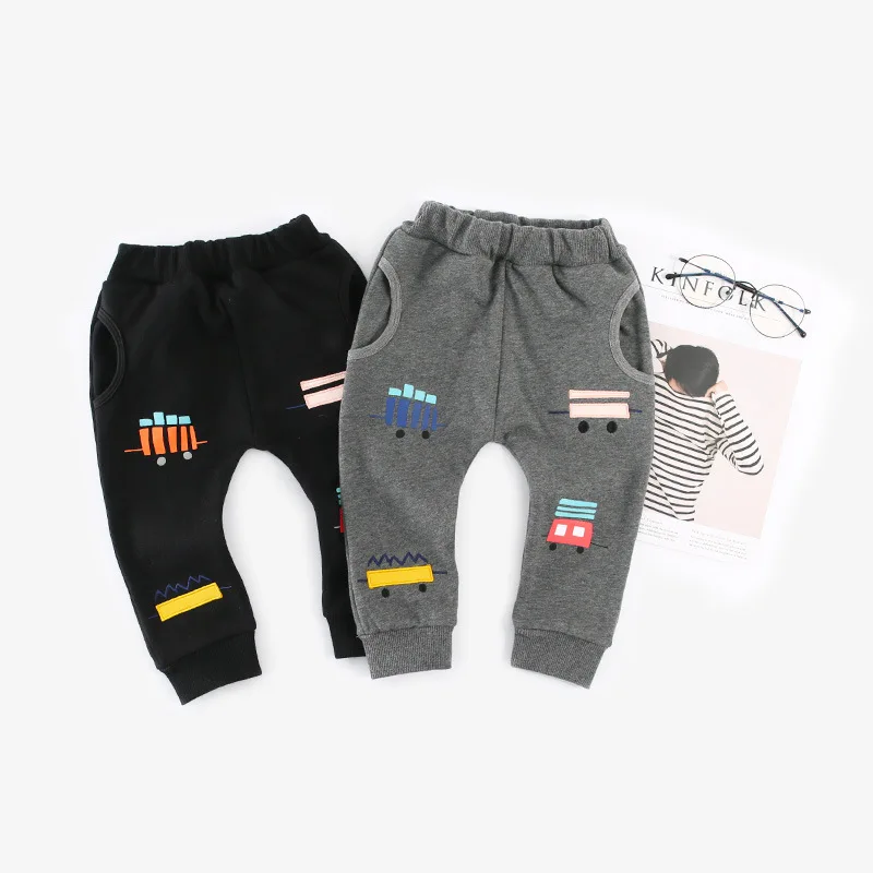 2019 Spring Autumn New Stickers Embroidered Baby Casual Pants Baby Cartoon Car Cotton Pants Kids Pants Toddler Boy Pants
2019 Spring Autumn New Stickers Embroidered Baby Casual Pants Baby Cartoon Car Cotton Pants Kids Pants Toddler Boy Pants