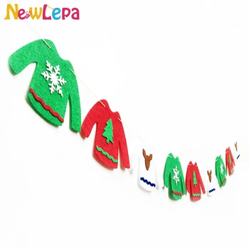 Christmas Sweater Garland Jumper Bunting Banner Ugly Sweater Party Navidad Decoracion Christmas Decorations For Tree
Christmas Sweater Garland Jumper Bunting Banner Ugly Sweater Party Navidad Decoracion Christmas Decorations For Tree