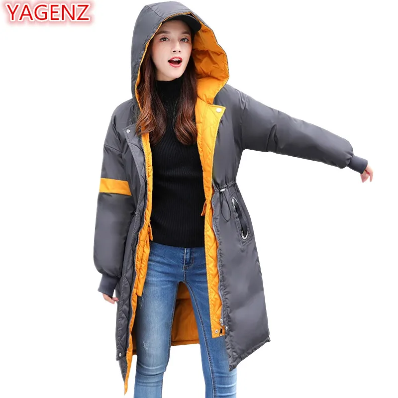 YAGENZ Jacket Women's Winter Fashion 2018 Down Cotton Coat Parkas Mujer Hooded Black Long Jacket Double-sided Wear A Jackets 630
YAGENZ Jacket Women's Winter Fashion 2018 Down Cotton Coat Parkas Mujer Hooded Black Long Jacket Double-sided Wear A Jackets 630