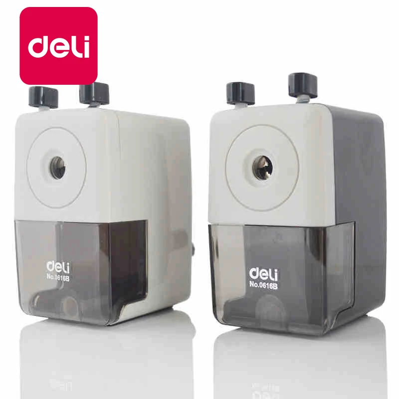 Deli 1PCS pencil sharpener Mechanical 2 Colors Accessories Manual Hand Crank Pencil Sharpener Stationery Office School Supplies
Deli 1PCS pencil sharpener Mechanical 2 Colors Accessories Manual Hand Crank Pencil Sharpener Stationery Office School Supplies