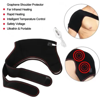 Graphene Shoulder Protector Far Infrared Physiotherapy Shoulder Brace Belt Support Strap Breathable Shoulder Protection Elastic
Graphene Shoulder Protector Far Infrared Physiotherapy Shoulder Brace Belt Support Strap Breathable Shoulder Protection Elastic