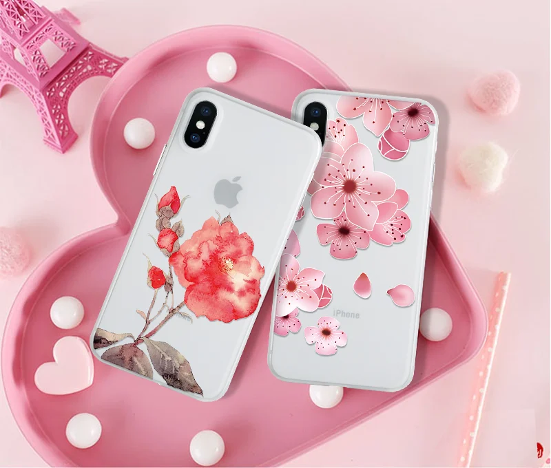 Flower Soft Silicon Coque For iPhone 6 6S 7 8 Plus Fundas For iPhone 5 5S SE Rose Floral Phone Case For iPhone XR XS Max X Cover
Flower Soft Silicon Coque For iPhone 6 6S 7 8 Plus Fundas For iPhone 5 5S SE Rose Floral Phone Case For iPhone XR XS Max X Cover
