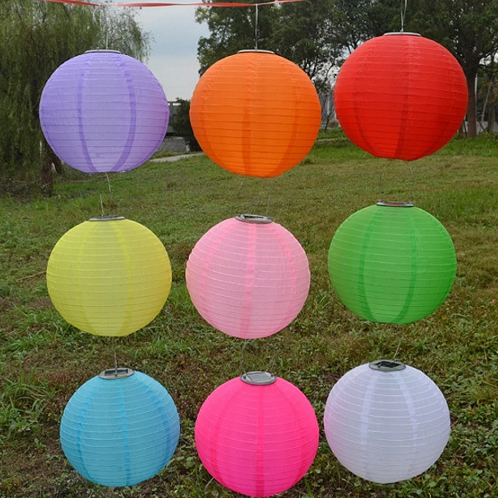 10" Solar Powered LED Lamps Light Chinese Nylon Fabric Lantern Lamp Lighting for Home Garden Outdoors Fixtures Decoration
10" Solar Powered LED Lamps Light Chinese Nylon Fabric Lantern Lamp Lighting for Home Garden Outdoors Fixtures Decoration