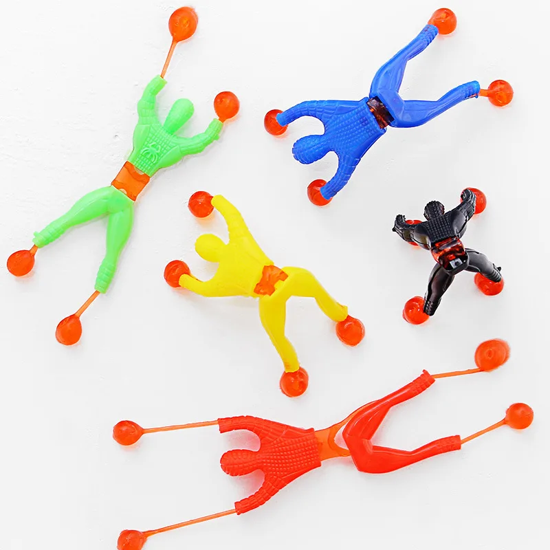 100 pcs Funny Sticky Stretchy Toys Wall Climbing Spider Man For Children Kids Creative Novelty Small Toys Wholesale Trick toys
100 pcs Funny Sticky Stretchy Toys Wall Climbing Spider Man For Children Kids Creative Novelty Small Toys Wholesale Trick toys