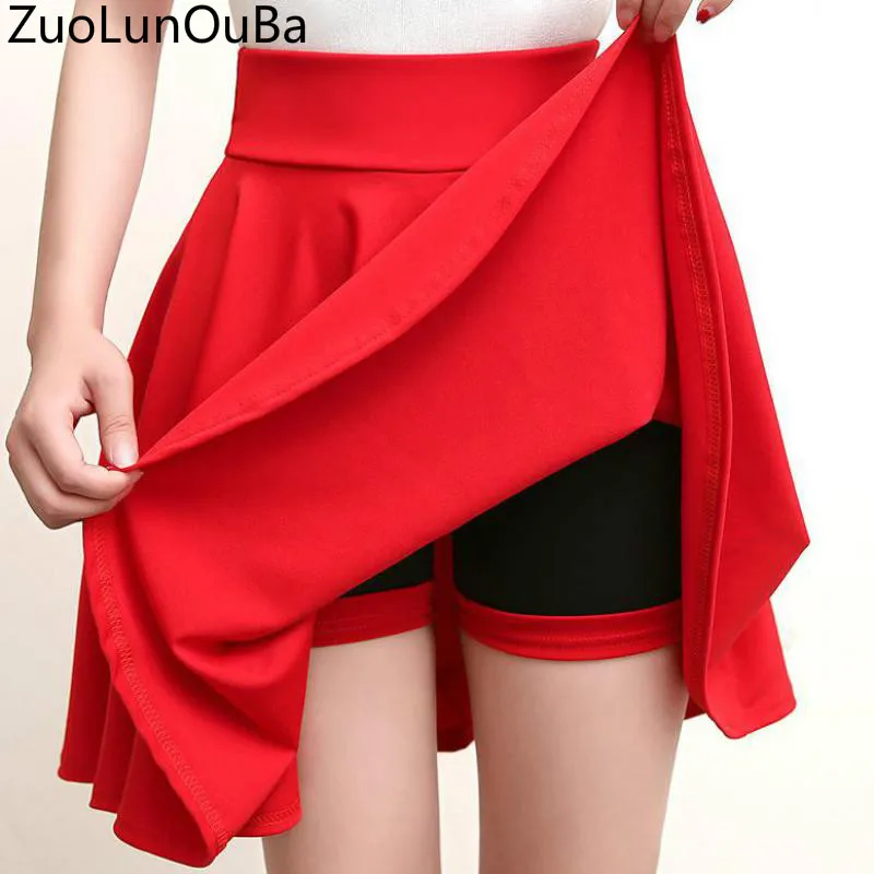 ZuoLunOuBa Large Size 4xl Short Skirts Womens 2018 Summer A Line Sun School High Waist Pleated Skirt Female Korean Elegant Skirt
ZuoLunOuBa Large Size 4xl Short Skirts Womens 2018 Summer A Line Sun School High Waist Pleated Skirt Female Korean Elegant Skirt