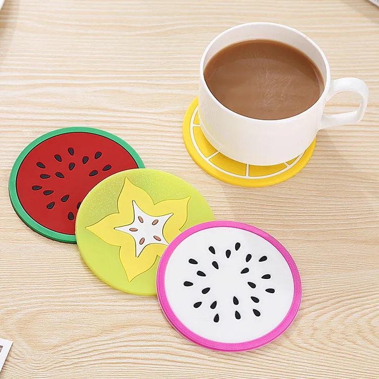Silicone coasters colorful jelly fruit color fruit shape creative coaster placemat hello kitty kitchen colchoneta piscina
Silicone coasters colorful jelly fruit color fruit shape creative coaster placemat hello kitty kitchen colchoneta piscina
