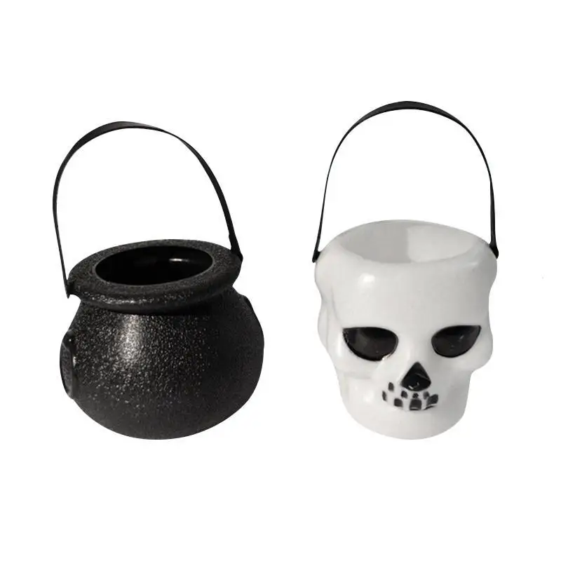 5PCS/LOT New Halloween Decor Black/White Candy Kettles Witch Cauldron Halloween Party Hanging Props Skull Halloween Decoration
5PCS/LOT New Halloween Decor Black/White Candy Kettles Witch Cauldron Halloween Party Hanging Props Skull Halloween Decoration