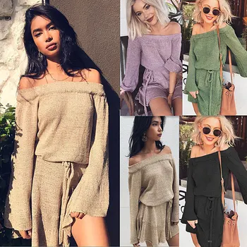 4 colors High quality winter new sexy lady thickened word shoulder sweater dress skirt girl lace Pullover comfortable backing
4 colors High quality winter new sexy lady thickened word shoulder sweater dress skirt girl lace Pullover comfortable backing