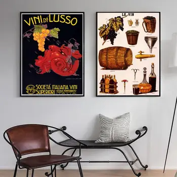 Vintage Alcoholic Beverages Wine Poster vin di lusso Grapes Classic Canvas Paintings Wall Posters Stickers Home Decor Gift
Vintage Alcoholic Beverages Wine Poster vin di lusso Grapes Classic Canvas Paintings Wall Posters Stickers Home Decor Gift