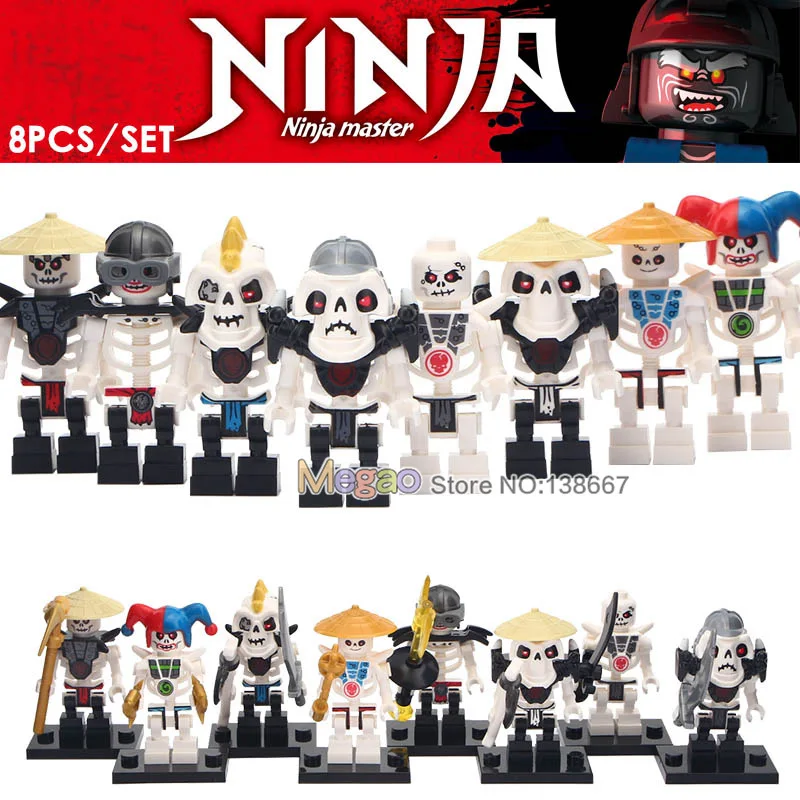 Single Sale Ninjagoed Action Figure Bone Soldier Frakjaw Garmadon Weapon Skeleton Army Legoing Building Blocks Toys for Children
Single Sale Ninjagoed Action Figure Bone Soldier Frakjaw Garmadon Weapon Skeleton Army Legoing Building Blocks Toys for Children