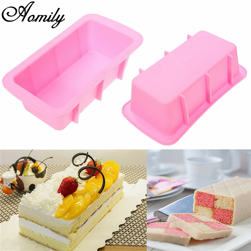 Aomily Silicone Bread Loaf Dessert Cake Mold Bakeware Baking Pan Oven Rectangle Mould Household Baking Tools Gadgets Bakeware
Aomily Silicone Bread Loaf Dessert Cake Mold Bakeware Baking Pan Oven Rectangle Mould Household Baking Tools Gadgets Bakeware