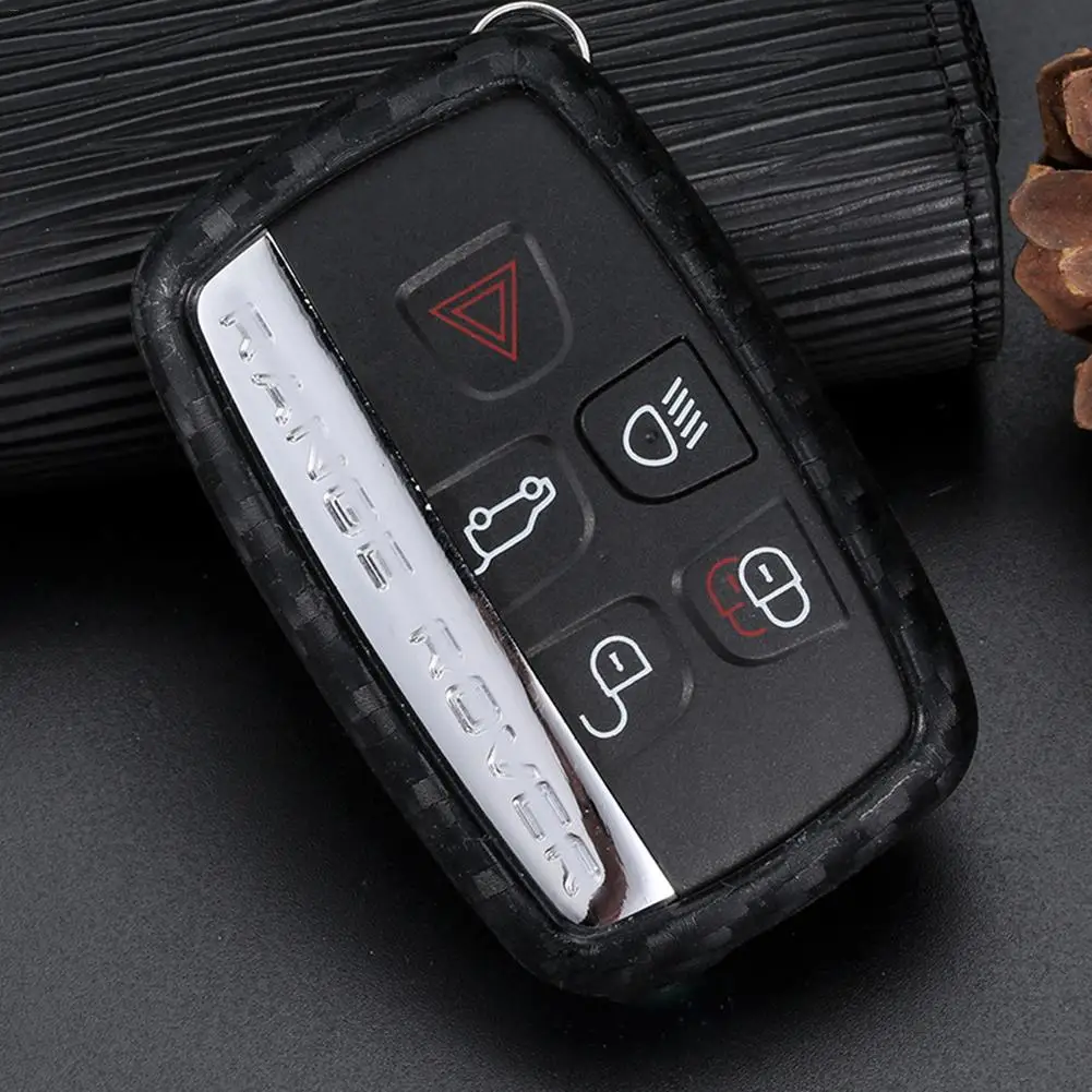 Car Key Case Carbon Silicone Cover For Land Rover Range Rover Sport Evoque Freelander 2 Jaguar XE XJ XJL XF C-X16 V12
Car Key Case Carbon Silicone Cover For Land Rover Range Rover Sport Evoque Freelander 2 Jaguar XE XJ XJL XF C-X16 V12