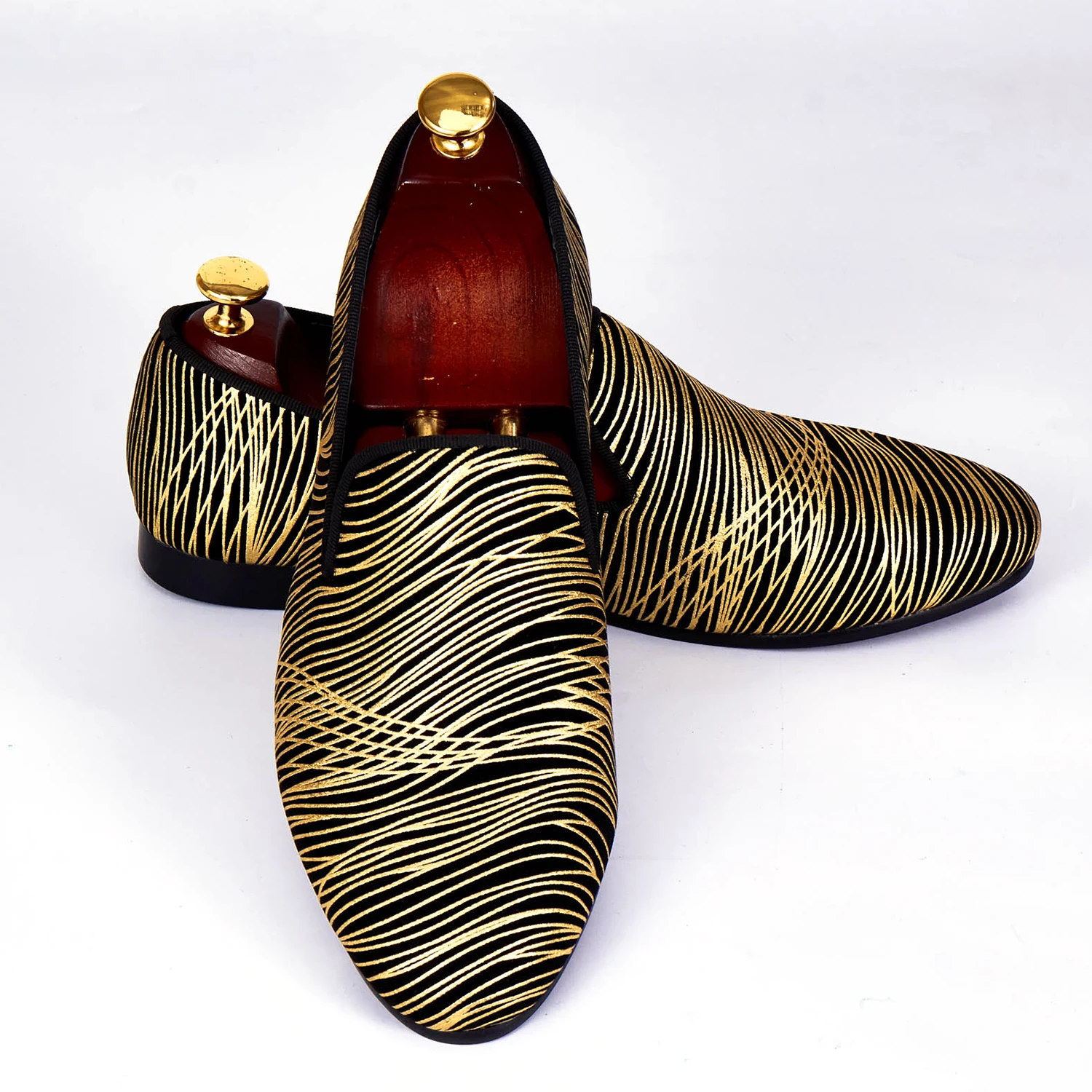 Harpelunde Men Flat Shoes Paisley Fashion Velvet Loafers Slip On Wedding Shoes Size 7-14
Harpelunde Men Flat Shoes Paisley Fashion Velvet Loafers Slip On Wedding Shoes Size 7-14