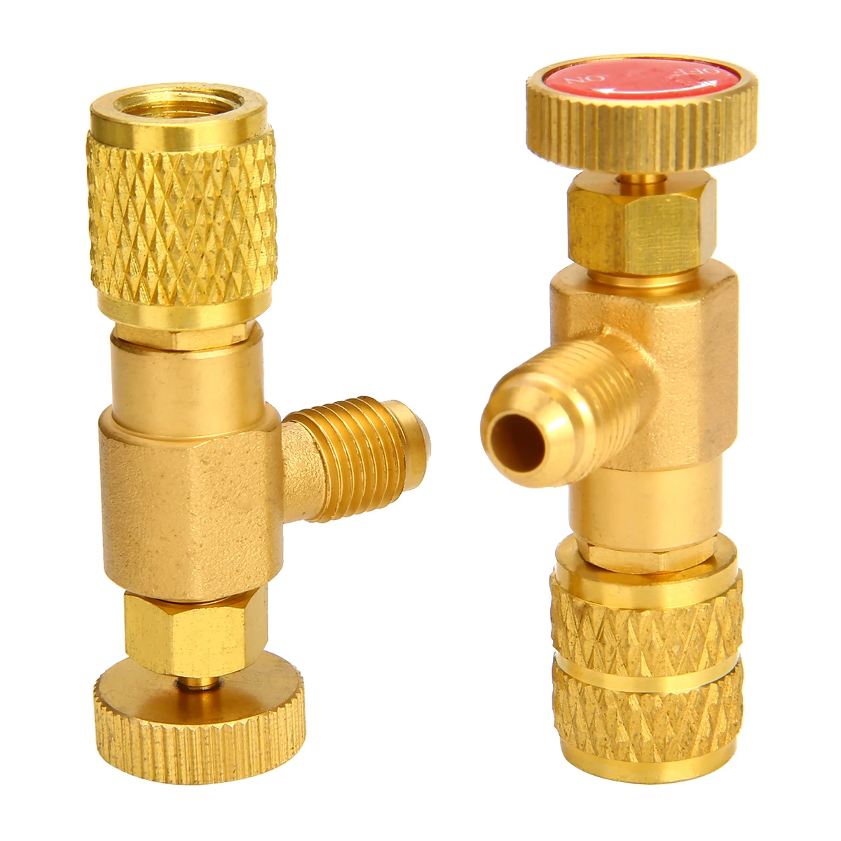 New 2Pcs Refrigeration Charging Adapter R22/R410A For 1/4" Safety Valve Service Refrigeration Adapter Durable
New 2Pcs Refrigeration Charging Adapter R22/R410A For 1/4" Safety Valve Service Refrigeration Adapter Durable