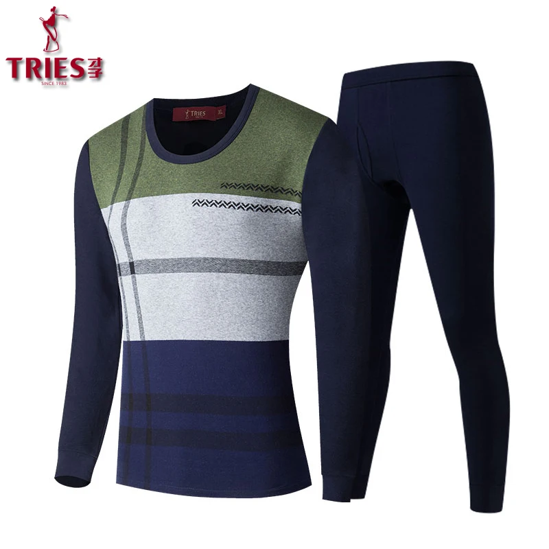 TRIES 2018 Autumn Winter Warm Long Johns Set For Men Round Neck Ultra-Soft Thin Thermal Underwear Men Pajamas size L-XXXL
TRIES 2018 Autumn Winter Warm Long Johns Set For Men Round Neck Ultra-Soft Thin Thermal Underwear Men Pajamas size L-XXXL