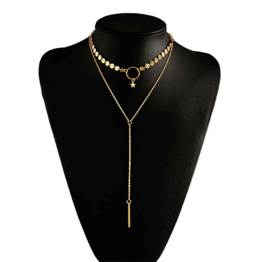 Simple Classic Fashion Stick Pendant Necklace Hollow Girl Long Link Chain Square Copper Necklaces long Strip Jewelry for Women
Simple Classic Fashion Stick Pendant Necklace Hollow Girl Long Link Chain Square Copper Necklaces long Strip Jewelry for Women