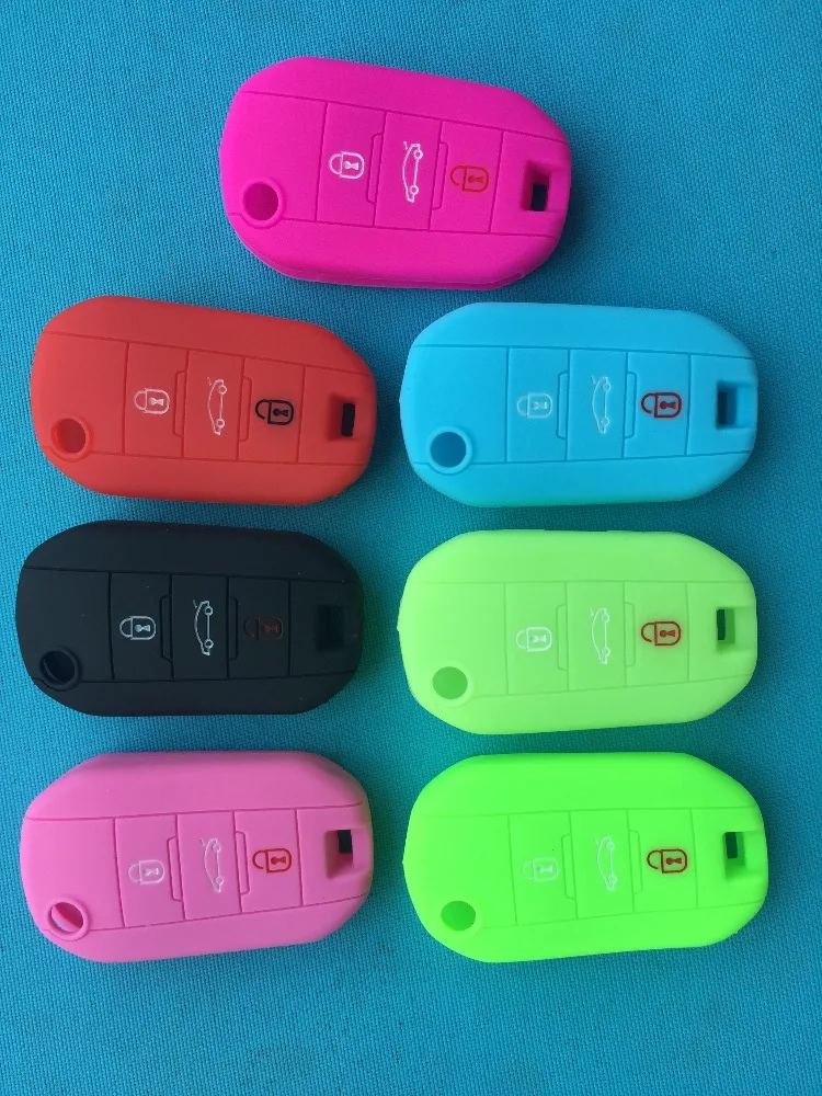 3 Button Silicone Flip Car Key Cover Case For Citroen C4 CACTUS C5 C3 C4L Peugeot 508 301 2008 3008 408 key Shell Bag Holder 
3 Button Silicone Flip Car Key Cover Case For Citroen C4 CACTUS C5 C3 C4L Peugeot 508 301 2008 3008 408 key Shell Bag Holder