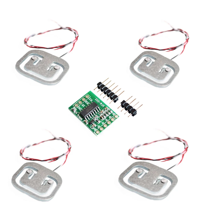 4pcs Human Scale Load Cell Weight Weighting Sensor 50KG Half-bridge with Amplifier HX711 AD Module Strain Gauge Bathroom Scale
4pcs Human Scale Load Cell Weight Weighting Sensor 50KG Half-bridge with Amplifier HX711 AD Module Strain Gauge Bathroom Scale