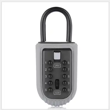 Wall Mount Key Storage Box Security Lock Zinc Alloy Safe Organizer Box With 10-digit Combination Password Fixing Screw
Wall Mount Key Storage Box Security Lock Zinc Alloy Safe Organizer Box With 10-digit Combination Password Fixing Screw