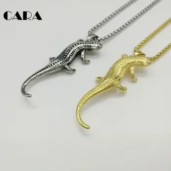 2019 New Gold color 316 Stainless steel mens Lizard necklace pendant mens punk fashion hip hop animal pendant necklace CARA0269
2019 New Gold color 316 Stainless steel mens Lizard necklace pendant mens punk fashion hip hop animal pendant necklace CARA0269