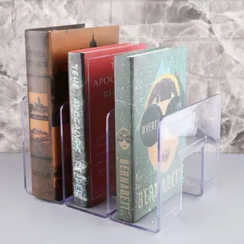 3/4Seats Acrylic Transparent Multi-layer Bookend Decorative Book Shelf Home Room Office School Library Stationery Supplies Gifts
3/4Seats Acrylic Transparent Multi-layer Bookend Decorative Book Shelf Home Room Office School Library Stationery Supplies Gifts