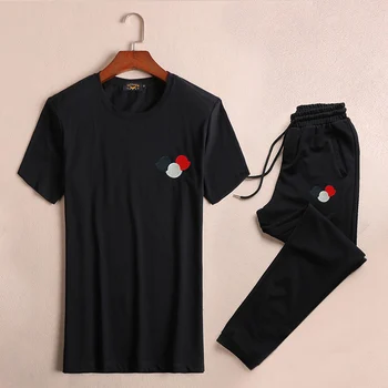 Brand New Novelty embroidery 3 colors cap Men Running Sportswear Tracksuits Men's Sets (tee shirt + pants) Top TEES #L112
Brand New Novelty embroidery 3 colors cap Men Running Sportswear Tracksuits Men's Sets (tee shirt + pants) Top TEES #L112