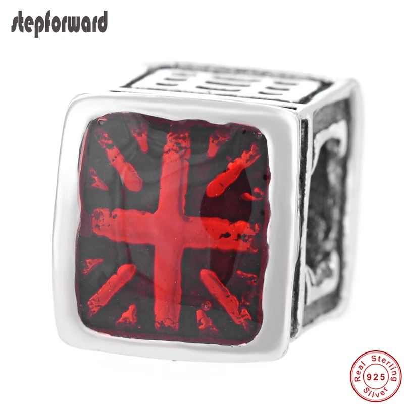 STEP FORWARD Real 925 Sterling Silver Popular Enamel London Red Telephone Booth Charm Fit Bracelet or Bangle Fashion Jewelry
STEP FORWARD Real 925 Sterling Silver Popular Enamel London Red Telephone Booth Charm Fit Bracelet or Bangle Fashion Jewelry