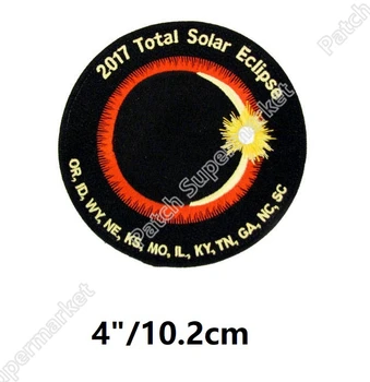 2017 Total Solar Eclipse Patches Travel Souvenir Embroidered Outdoor Clothing Iron On Badge for bag baseball cap
2017 Total Solar Eclipse Patches Travel Souvenir Embroidered Outdoor Clothing Iron On Badge for bag baseball cap