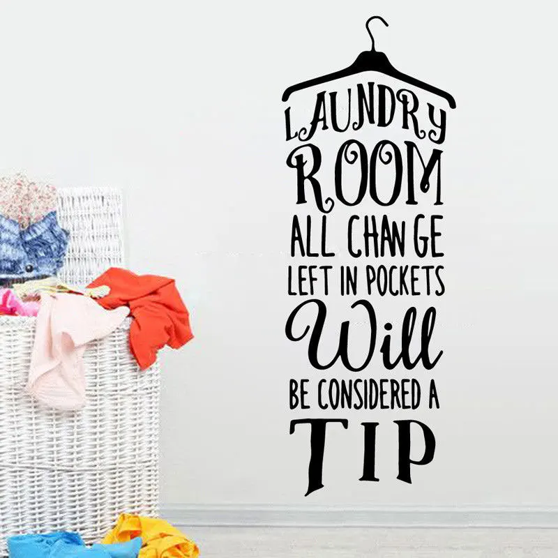 Vinyl Wall Sticker Laundry Room Clothes Rack Quote Wall Decal Girl Wash Room Vinyl Decal Home Laundry Room Art Mural Decor XY6
Vinyl Wall Sticker Laundry Room Clothes Rack Quote Wall Decal Girl Wash Room Vinyl Decal Home Laundry Room Art Mural Decor XY6