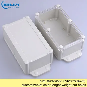 Plastic enclosure IP68 wall mounting box for electronic project box abs junction box diy Custom instrument case 200*94*60mm
Plastic enclosure IP68 wall mounting box for electronic project box abs junction box diy Custom instrument case 200*94*60mm