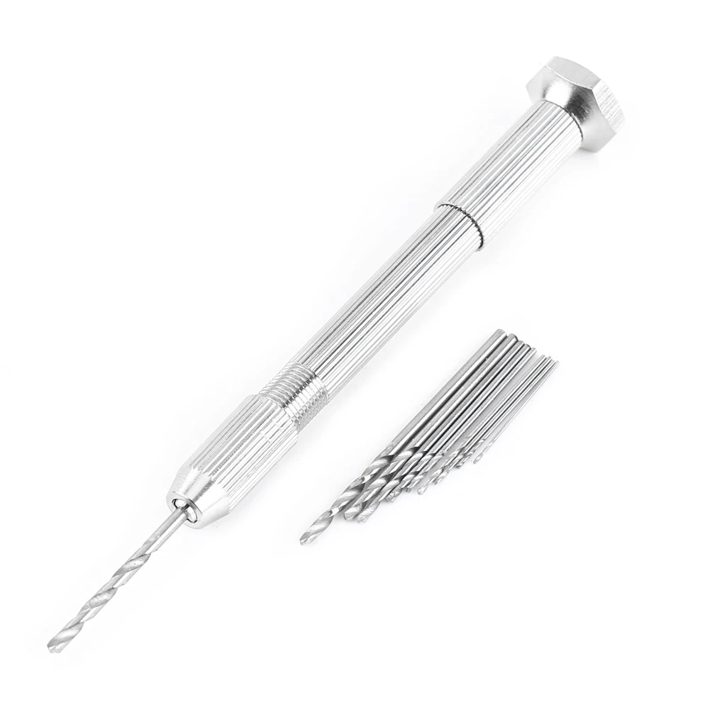 Color Hand Twist Drill With 10 HHS Drill Bits Drilling Tool For PCB Watch Repair Mini Micro Aluminum Hand Drill High Quanlity
Color Hand Twist Drill With 10 HHS Drill Bits Drilling Tool For PCB Watch Repair Mini Micro Aluminum Hand Drill High Quanlity