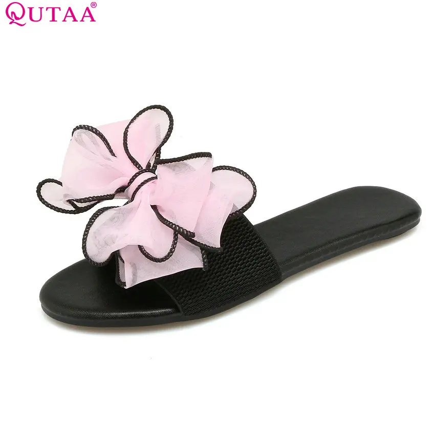 QUTAA 2020 Women Sandals Pu Leather Fashion Flower All Match Cute Style Low Heel Flats Slip on Women Sandals Size 34-43
QUTAA 2020 Women Sandals Pu Leather Fashion Flower All Match Cute Style Low Heel Flats Slip on Women Sandals Size 34-43