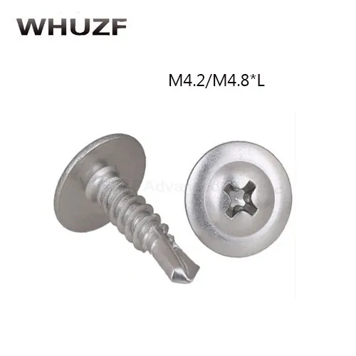 20 шт.-m4.2/M4.8*13/16/19-50 304 Саморезы Из Нержавеющей Стали с большой плоской головкой/винты с круглой головкой
20 шт.-m4.2/M4.8*13/16/19-50 304 Саморезы Из Нержавеющей Стали с большой плоской головкой/винты с круглой головкой