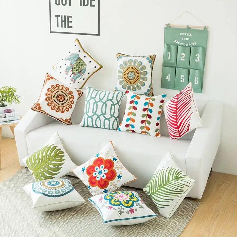 Simple Nordic Vintage Embroidery Pillow case Cushion Cover Ethnic National Handmade Flower Embroidered Boho Home decor
Simple Nordic Vintage Embroidery Pillow case Cushion Cover Ethnic National Handmade Flower Embroidered Boho Home decor